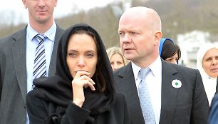 Angelina Jolie ir Williamas Hague