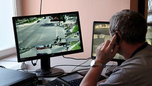 Vaizdo stebėjimo pultas Kelmėje
