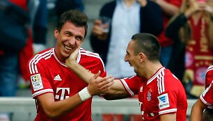 Mario Mandžukičius ir Francas Ribery