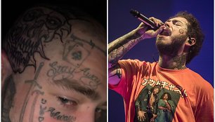 Nauja Post Malone tatuiruotė