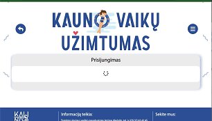 Registracijos puslapis