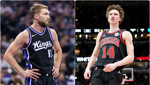 Domantas Sabonis ir Matas Buzelis