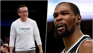 Joe Tsai ir Kevinas Durantas