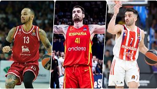 Shabazzas Napieras, Juancho Hernangomezas ir Facundo Campazzo