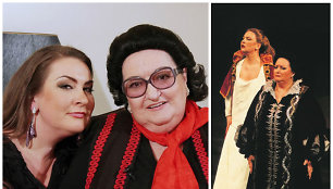 Montserrat Caballe ir Nomeda Kazlaus