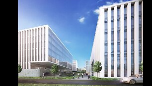 Verslo centro Saltoni&scaron;kių g. vizualizacija