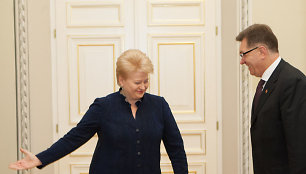 Dalia Grybauskaitė ir Algirdas Butkevičius