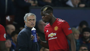 Jose Mourinho ir Paulis Pogba