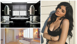 Kylie Jenner namai prie&scaron; ir po renovacijos