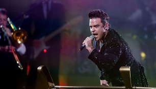  Robbie Williamso koncertinio turo akimirka