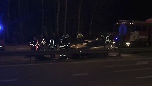 &bdquo;Audi&ldquo; ir BMW avarija Kauno rajone 