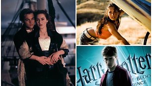 Leonardo DiCaprio, Kate Winslet, Megan Fox, Danielis Radcliffe'as