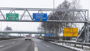 Naujas viadukas virš kelio Vilnius-Kaunas Vievyje