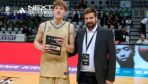 Kasparas Jakučionis &ndash; Eurolygos jaunimo atrankos turnyro Zadare MVP