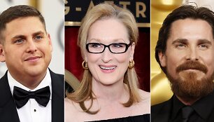 Jonah Hillas, Meryl Streep ir Christianas Bale'as