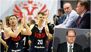 Rusijos krepšinio rinktinė, Mindaugas Balčiūnas, Andreas Zagklis