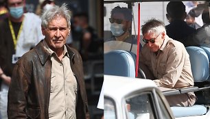 Harrisonas Fordas „Indiana Džounso“ tęsinio filmavime Italijoje