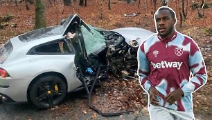 Michailas Antonio ir jo vairuotas „Ferrari“