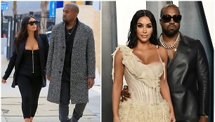 Kim Kardashian ir Kanye Westas