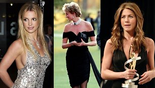 Britney Spears, princesė Diana, Jennifer Aniston