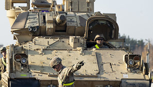 Bradley šarvuota kovos mašina „Bradley Fighting Vehicle“ 