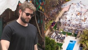 Liamas Hemsworthas pardavė sudegusių namų Malibu griuvėsius