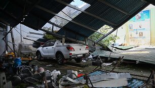 Taifūno padariniai Vietname / NHAC NGUYEN / AFP