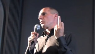 Graikijos finansų ministras Janis Varufakis.