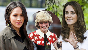 Meghan Markle, princesė Diana, hercogienė Catherine