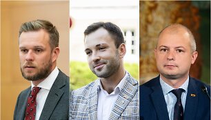 Gabrielius Landsbergis, Tomas Vytautas Raskevičius ir Simonas Gentvilas
