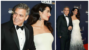 Georg'as Clooney su žmona Amal