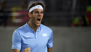 Andy Murray nugalėjo Juaną Martiną del Potro ir apgynė olimpinio čempiono vardą