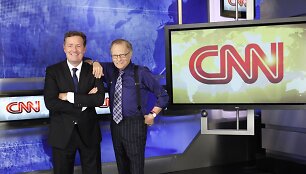 CNN legendos: 2010 m. pasitraukęs Larry Kingas ir Piersas Morganas