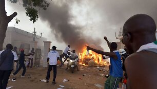 Protestuotojai Burkina Faso sostinėje