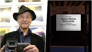 Jonas Mekas ir jo filmo pristatymas Venecijos meno bienalėje