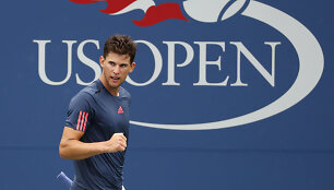 Dominicas Thiemas prie&scaron; Pablo Carreno-Bustą