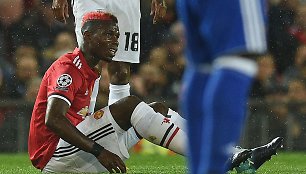 Paulis Pogba patyrė šlaunies traumą.