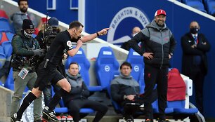 Juergenas Kloppas turėjo priekai&scaron;tų teisėjams.