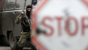 Rusų teroristas Kramatorsko oro uoste