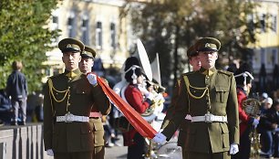 Simboliškai atkartota istorinė Oršos mūšio laimėtojo triumfo eisena