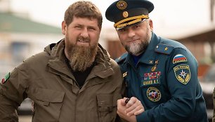 Ramzanas Kadyrovas ir Alichanas Cakajevas 