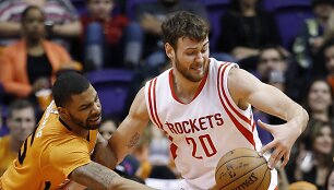 Marcusas Morrisas ir Donatas Motiejūnas