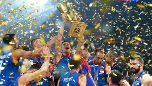Serbija triumfavo Europos tinklinio čempionate 