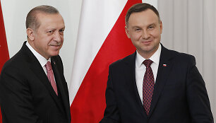 Recepas Tayyipas Erdoganas ir Andrzejus Duda
