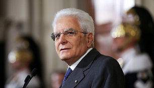 Italijos prezidentas Sergio Mattarella