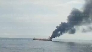 Gaisras tanklaivyje &bdquo;Gas Lisbon&ldquo;
