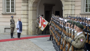 Dalia Grybauskaitė Varšuvoje