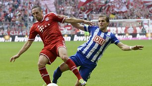 Franckas  Ribery ir Peteris Pekarikas