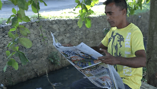 Šri lankoje išleistas uodus baidančio laikraščio numeris