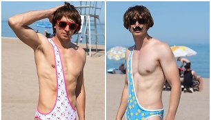Du vyrukai iš Toronto, sukūrę vyrišką bikinio versiją